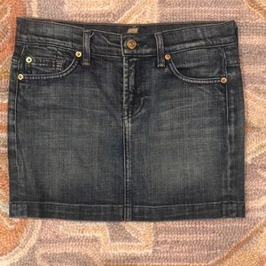 Seven for All Man Kind mini skirt size 25